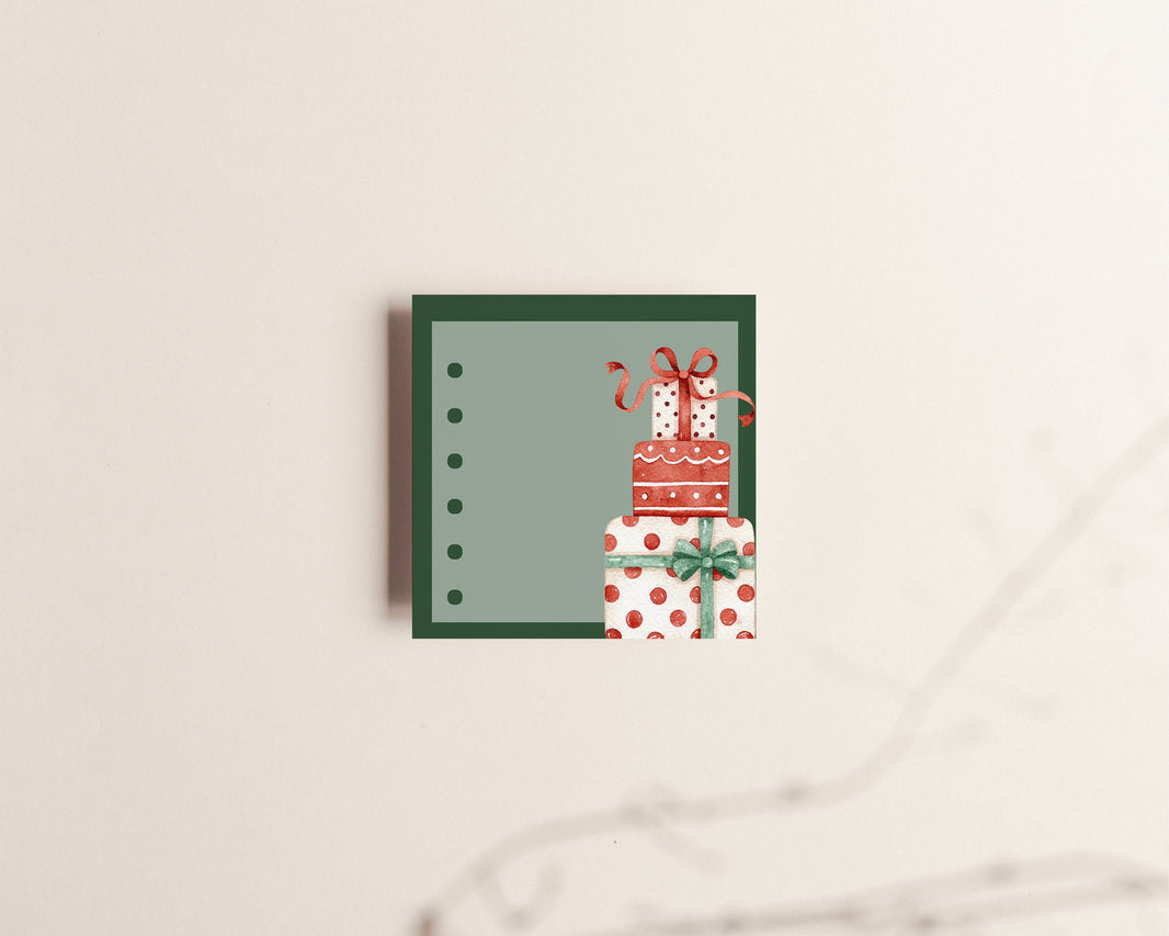 Holiday Gifts Sticky Notes