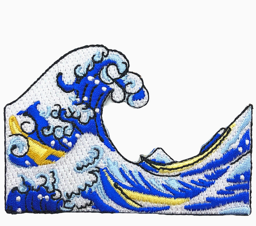 Today is Art Day Great Wave - Hokusai - Patch - Art Noise