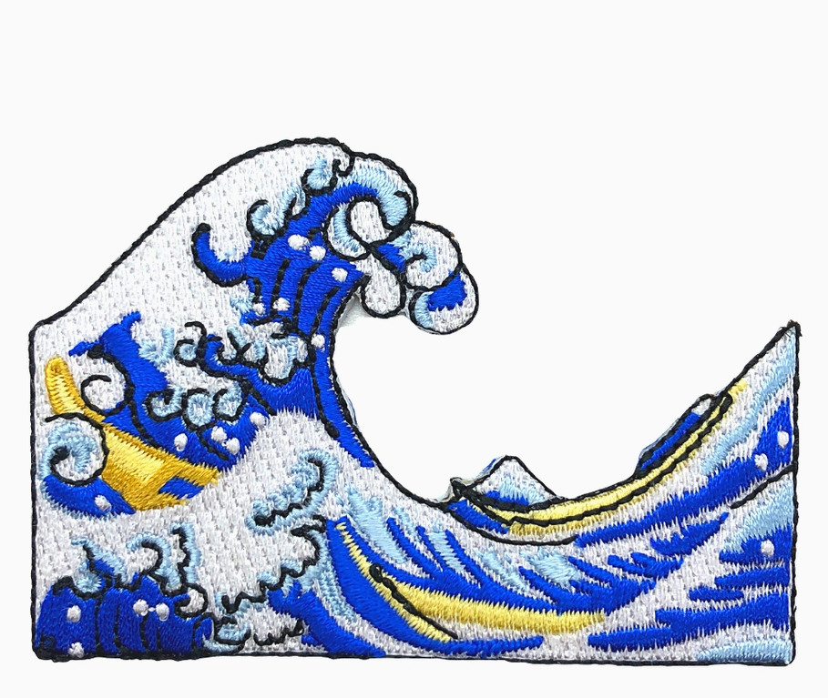 Today is Art Day Great Wave - Hokusai - Patch - Art Noise