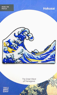 Today is Art Day Great Wave - Hokusai - Patch - Art Noise