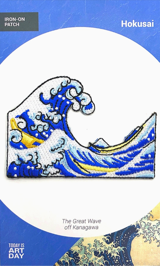 Today is Art Day Great Wave - Hokusai - Patch