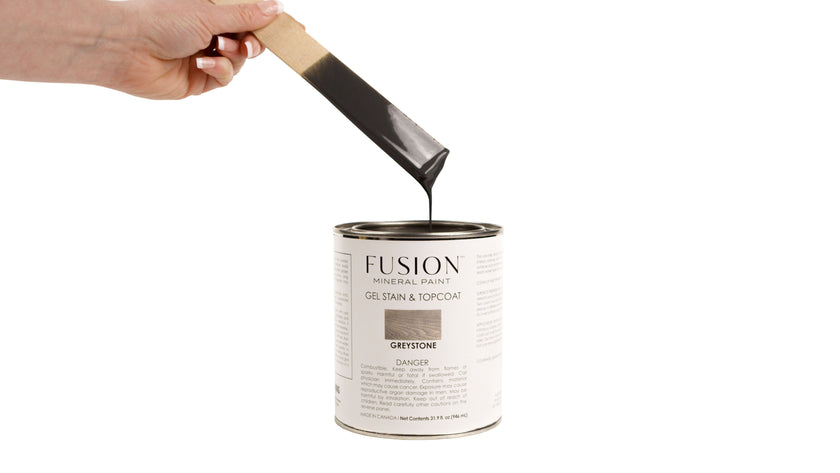 Fusion Mineral Paint Gel Stain & Topcoat  - Greystone 946mL