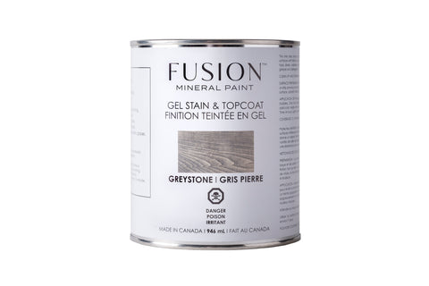 Fusion Mineral Paint Gel Stain & Topcoat  - Greystone 946mL Homestead House Furniture Paint art-noise.myshopify.com fusion-mineral-paint-gel-stain-topcoat-greystone-946ml