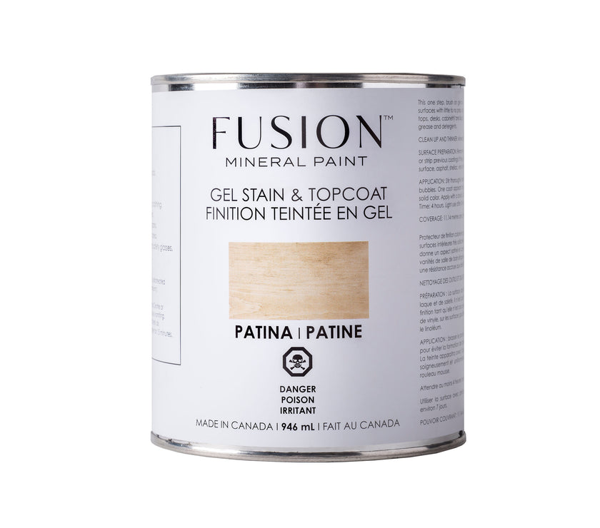 Fusion Mineral Paint Gel Stain & Topcoat  - Patina 946mL