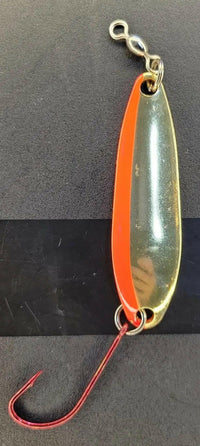 🍁Gibbs Croc Brass Fire Stripe Spoon 1/2oz