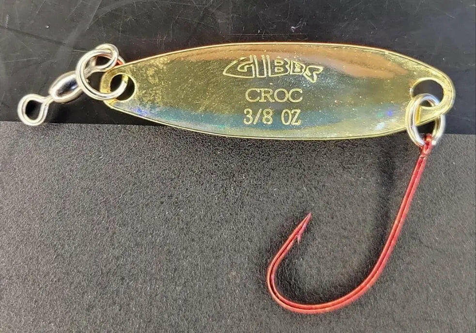 🍁Gibbs Croc Brass Fire Stripe Spoon 3/8oz Stony Tackle Shack product_type art-noise.myshopify.com gibbs-croc-brass-fire-stripe-spoon-3-8oz-1
