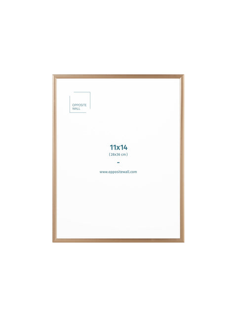 Gold Metal Frame, 11x14 in | 28x36 cm