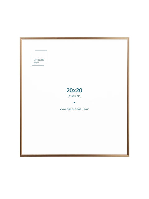 Gold Metal Frame, 20x20 in | 51x51 cm Opposite Wall Frame art-noise.myshopify.com gold-metal-frame-20x20-in-51x51-cm Gold Metal Frame, 20x20 in | 51x51 cm Opposite Wall Frame art-noise.myshopify.com gold-metal-frame-20x20-in-51x51-cm