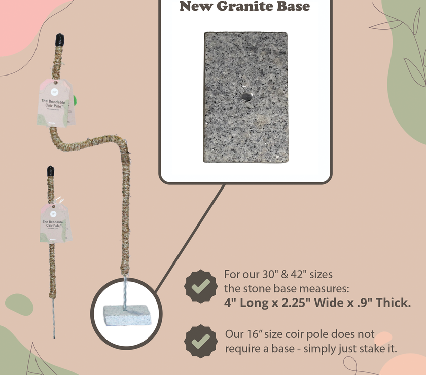 The Original Bendable Coir Pole™ - Best Seller (Tape Included)