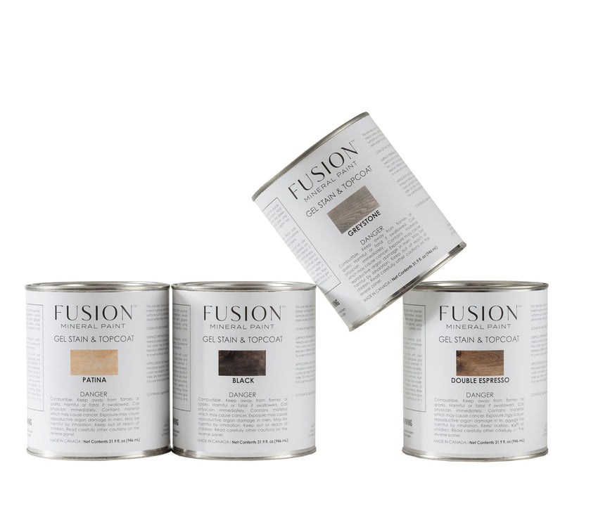 Fusion Mineral Paint Gel Stain & Topcoat  - Double Espresso 946mL