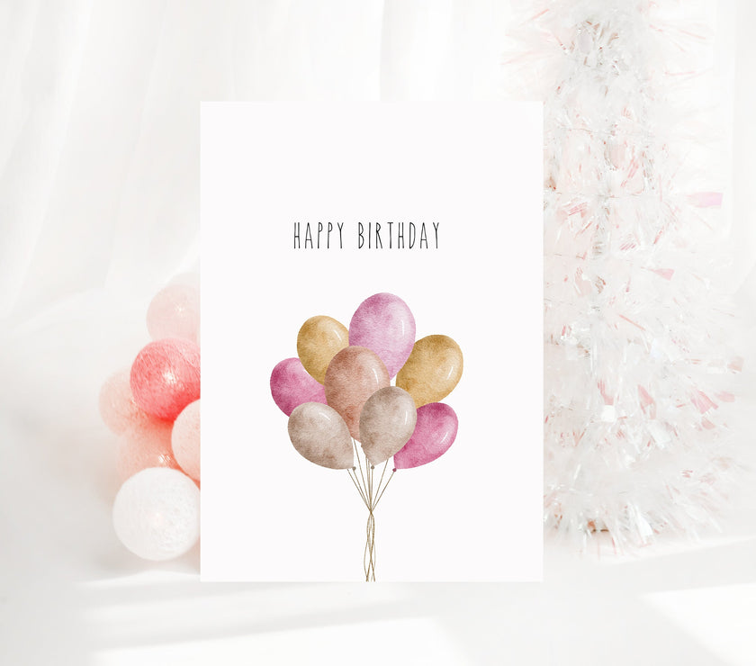 Happy Birthday Balloon Bunch