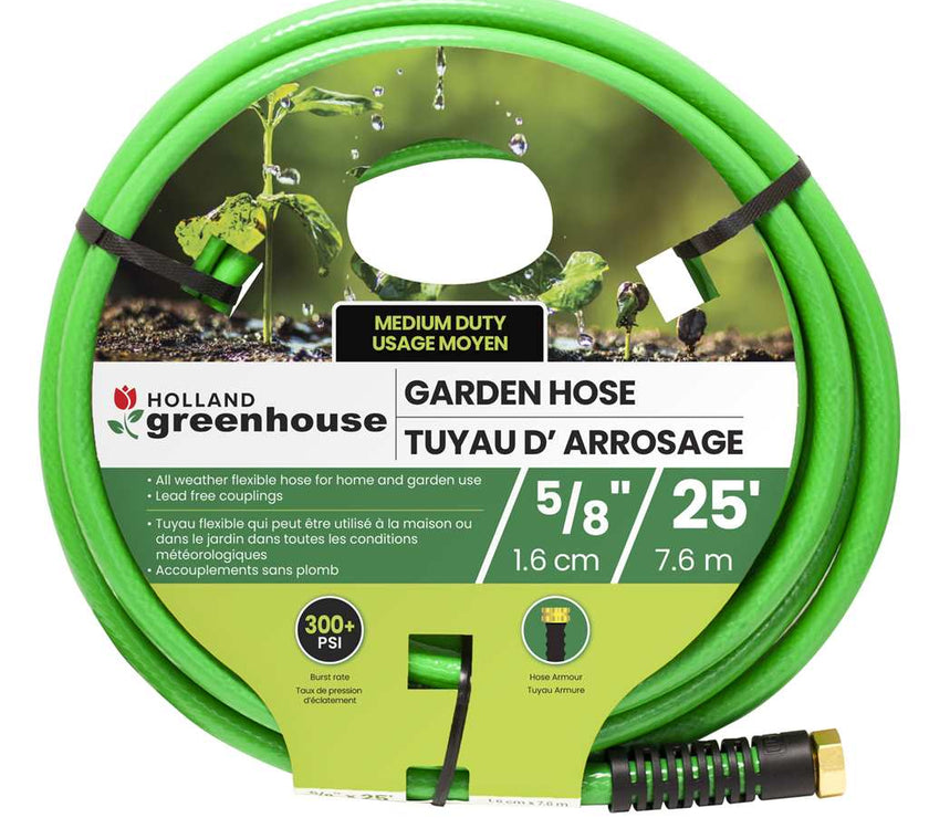 GREENHOUSE - 5/8" X 25' MEDIUM DUTY GARDEN HOSE