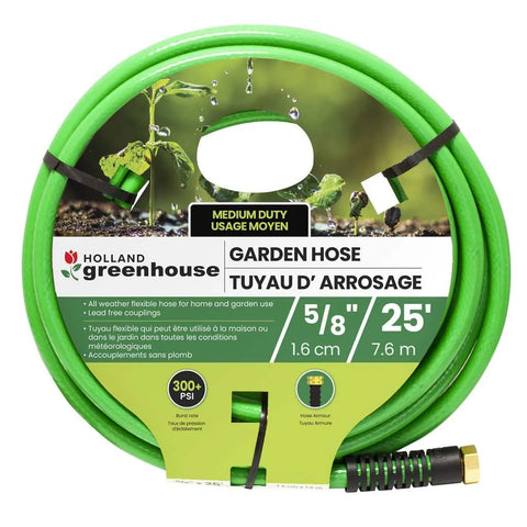 GREENHOUSE - 5/8" X 25' MEDIUM DUTY GARDEN HOSE Holland Greenhouse product_type art-noise.myshopify.com greenhouse-5-8-x-25-medium-duty-garden-hose GREENHOUSE - 5/8" X 25' MEDIUM DUTY GARDEN HOSE Holland Greenhouse  art-noise.myshopify.com greenhouse-5-8-x-25-medium-duty-garden-hose