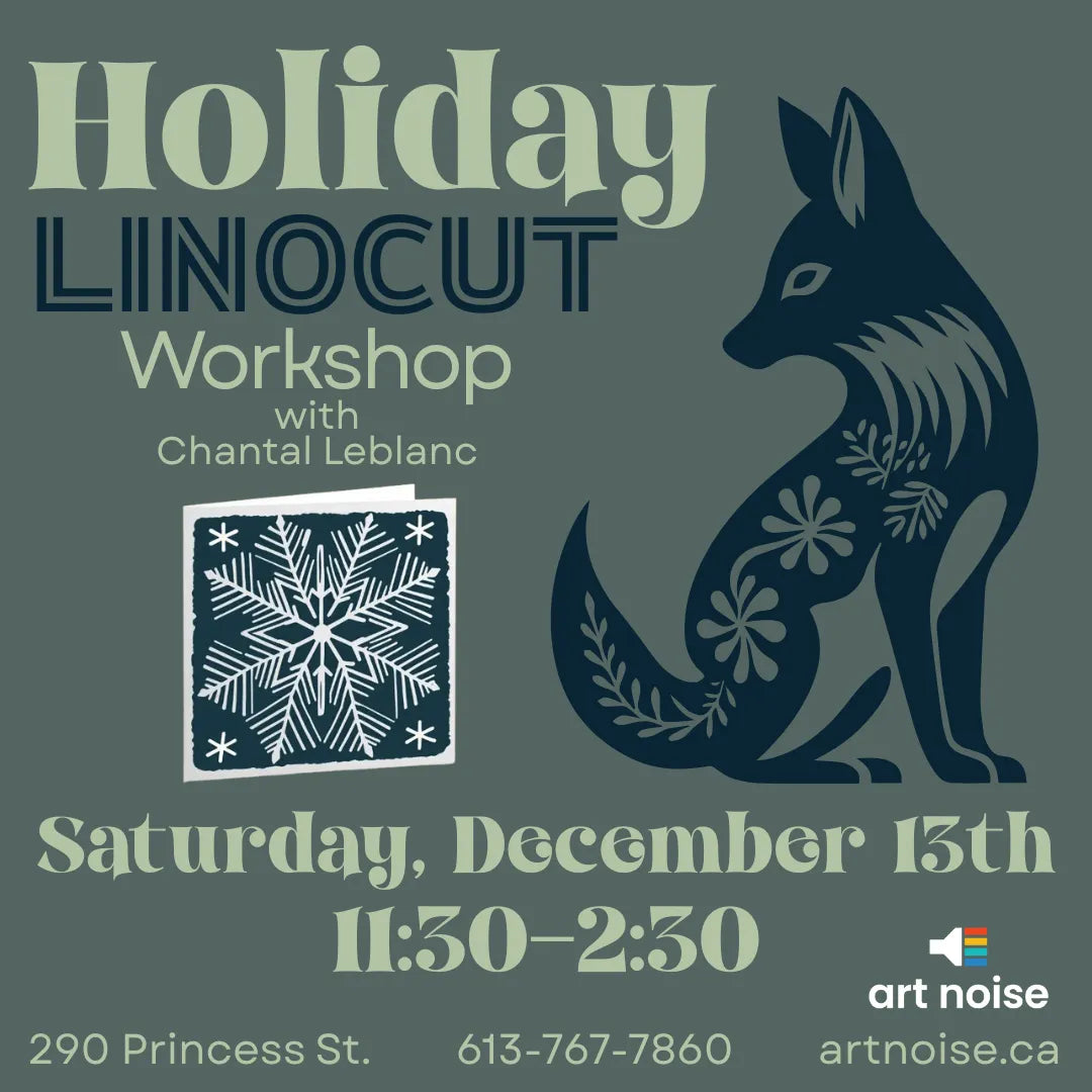 Holiday Linocut Workshop with Chantal Leblanc Art Noise product_type art-noise.myshopify.com holiday-linocut-workshop-with-chantal-leblanc Holiday Linocut Workshop with Chantal Leblanc Art Noise  art-noise.myshopify.com holiday-linocut-workshop-with-chantal-leblanc