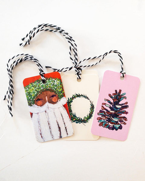 Holiday gift tags - 20 pack Birdgirl Arts Gift Wrapping art-noise.myshopify.com holiday-gift-tags-20-pack