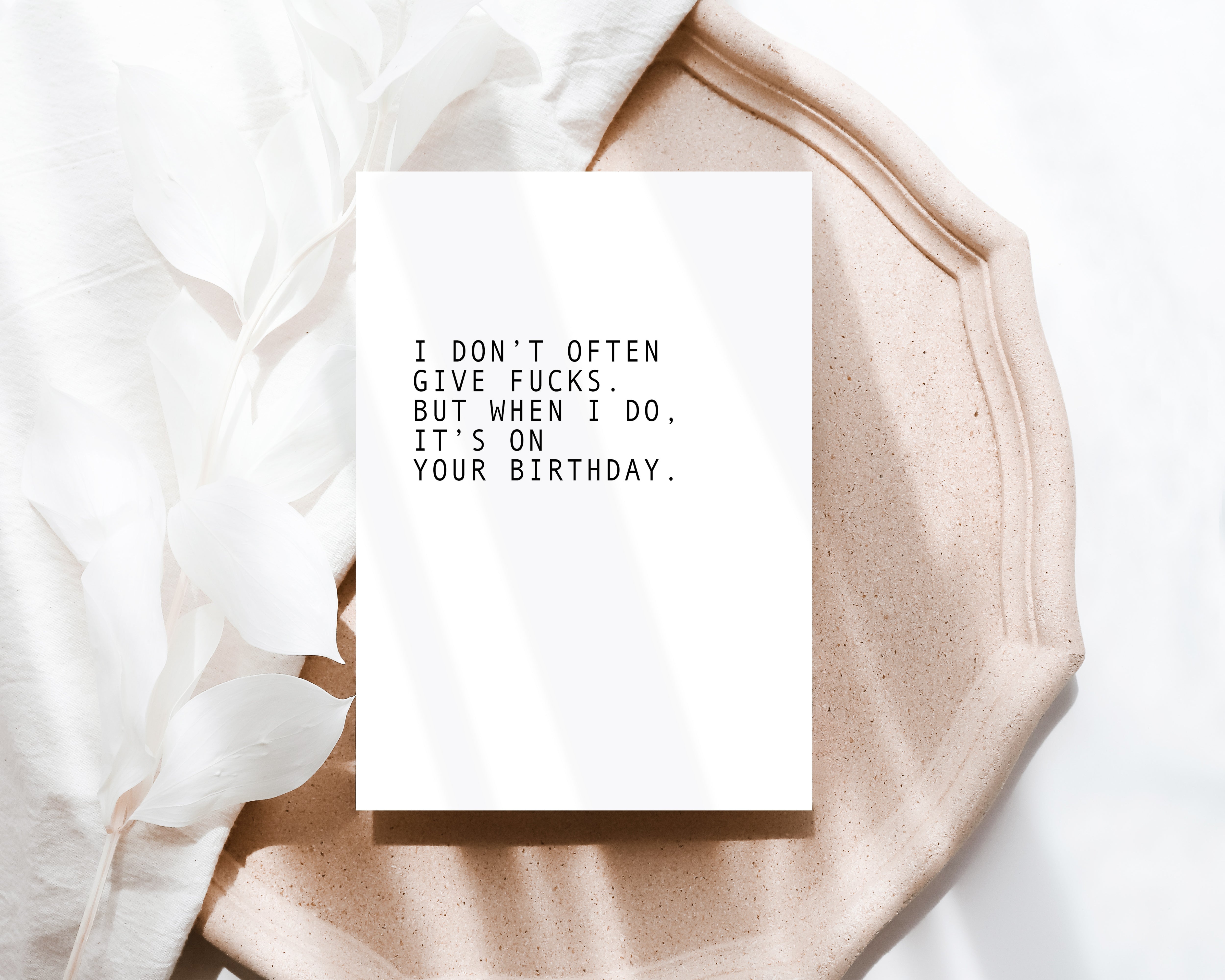 I don't often give fucks Creativien product_type art-noise.myshopify.com i-dont-often-give-fucks