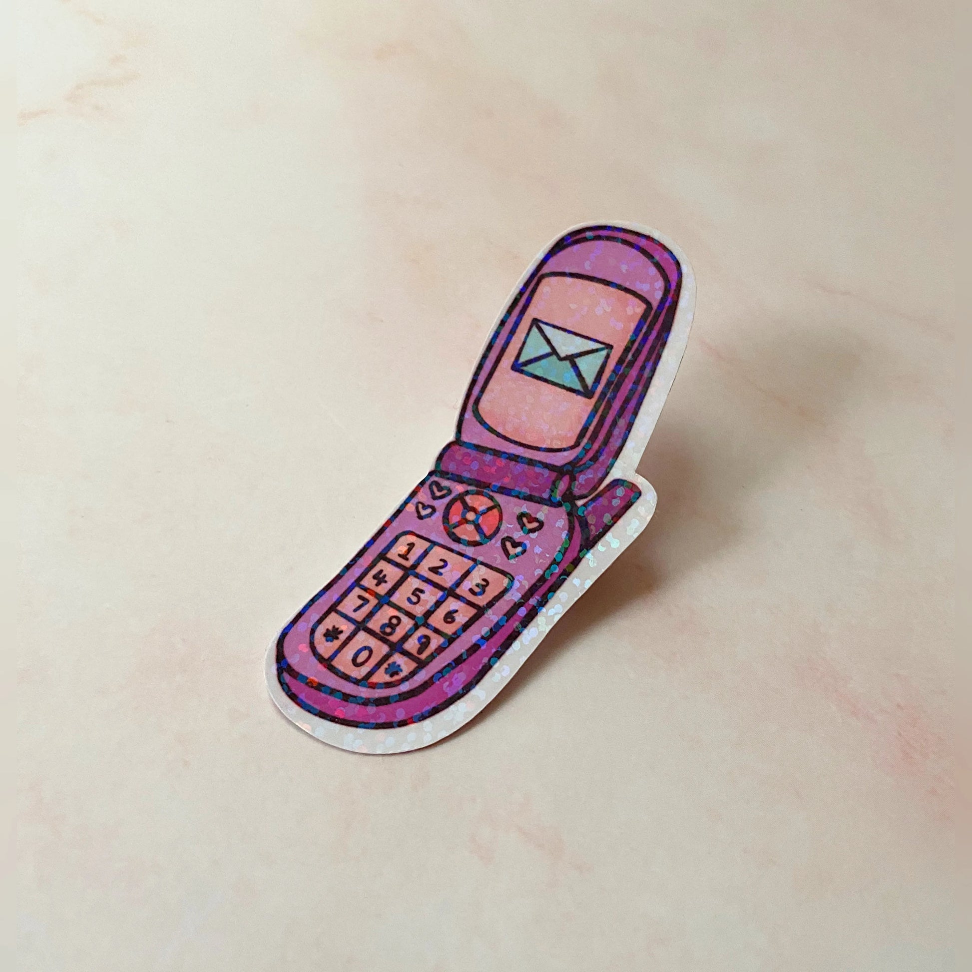  Call me! Beep Me! 90’s Cellphone Sticker Cheeky Peach Designs Sticker art-noise.myshopify.com call-me-beep-me-90-s-cellphone-sticker
