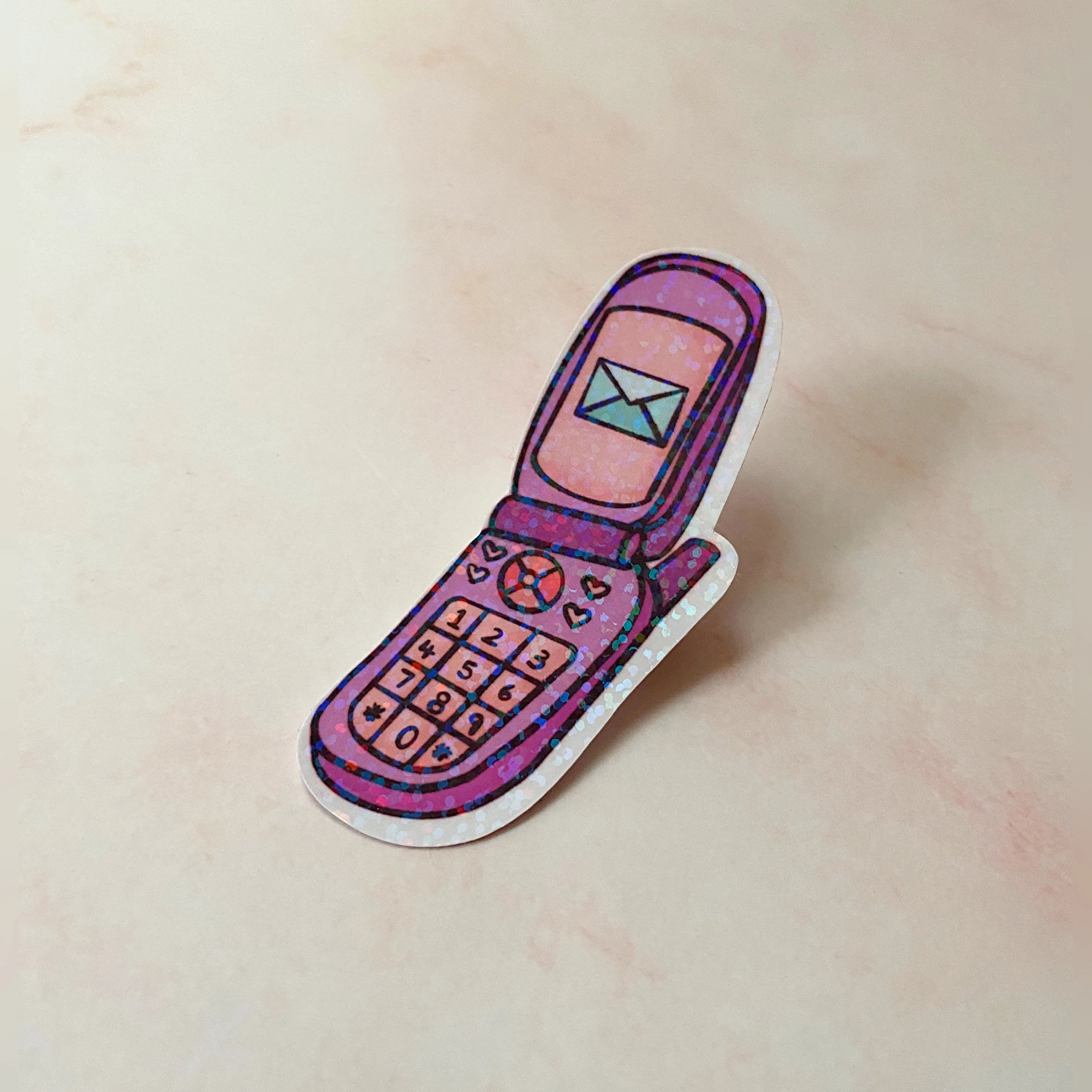  Call me! Beep Me! 90’s Cellphone Sticker Cheeky Peach Designs Sticker art-noise.myshopify.com call-me-beep-me-90-s-cellphone-sticker