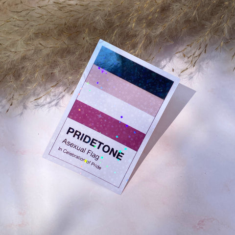 Pridetone Asexual Flag | Pride Sticker