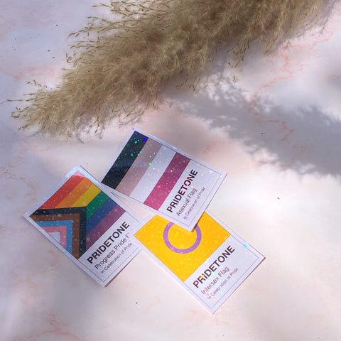 Pridetone Asexual Flag | Pride Sticker