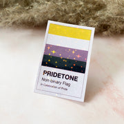 Pridetone Non-Binary Flag | Pride Sticker