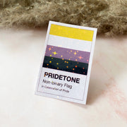  Pridetone Non-Binary Flag | Pride Sticker Cheeky Peach Designs Sticker art-noise.myshopify.com pridetone-non-binary-flag-pride-sticker