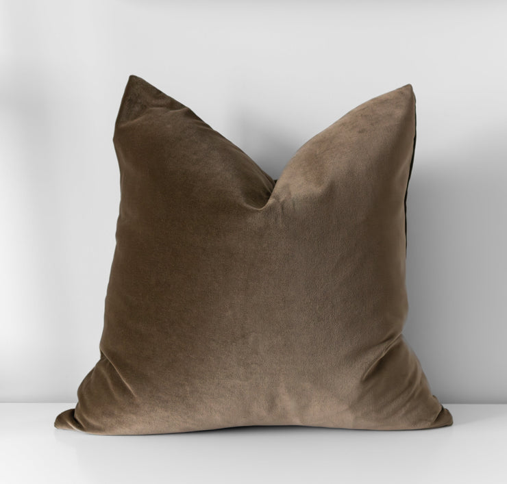 Olive | Velvet Pillow Cover