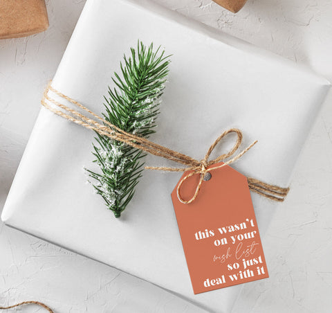 Not on your Wishlist Gift Tags