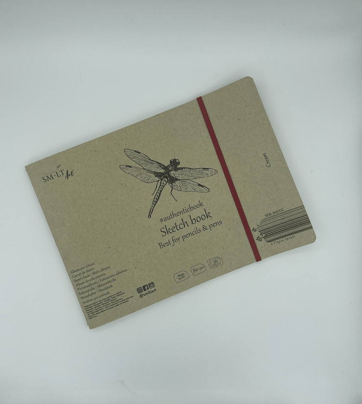 SM-LT AUTHENTICBOOK STITCHED ALBUM SKETCH CREAM - Art Noise