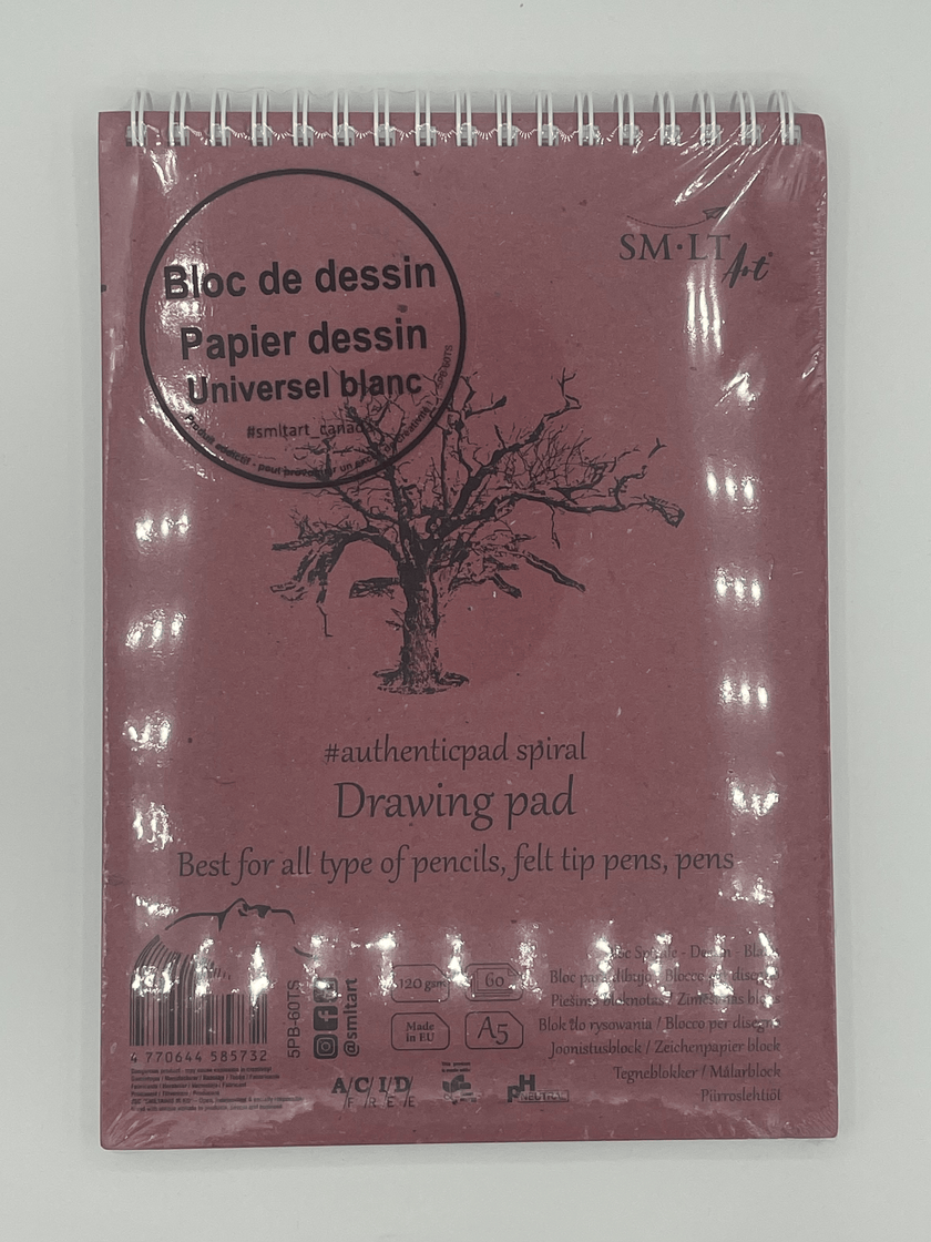 Spiral Drawing pads Authentic "SMLT ART A5 - Art Noise