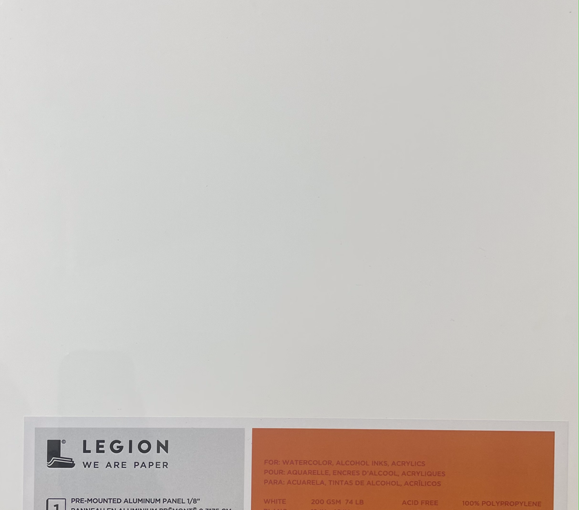 Legion Paper Aluminum Panel - Yupo 12x16" - Art Noise