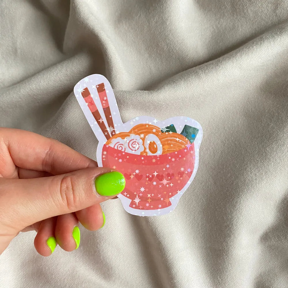  Ramen Radiance Sticker Cheeky Peach Designs Sticker art-noise.myshopify.com ramen-radiance-sticker