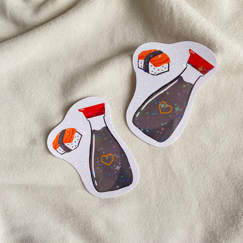 Soy Glad We're Friends Sticker