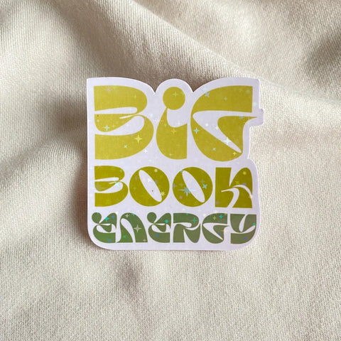  Big Book Energy Sticker Cheeky Peach Designs Sticker art-noise.myshopify.com big-book-energy-sticker