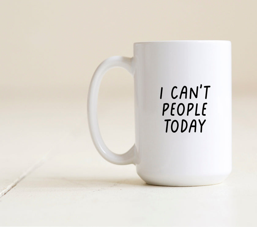I can't people today mug