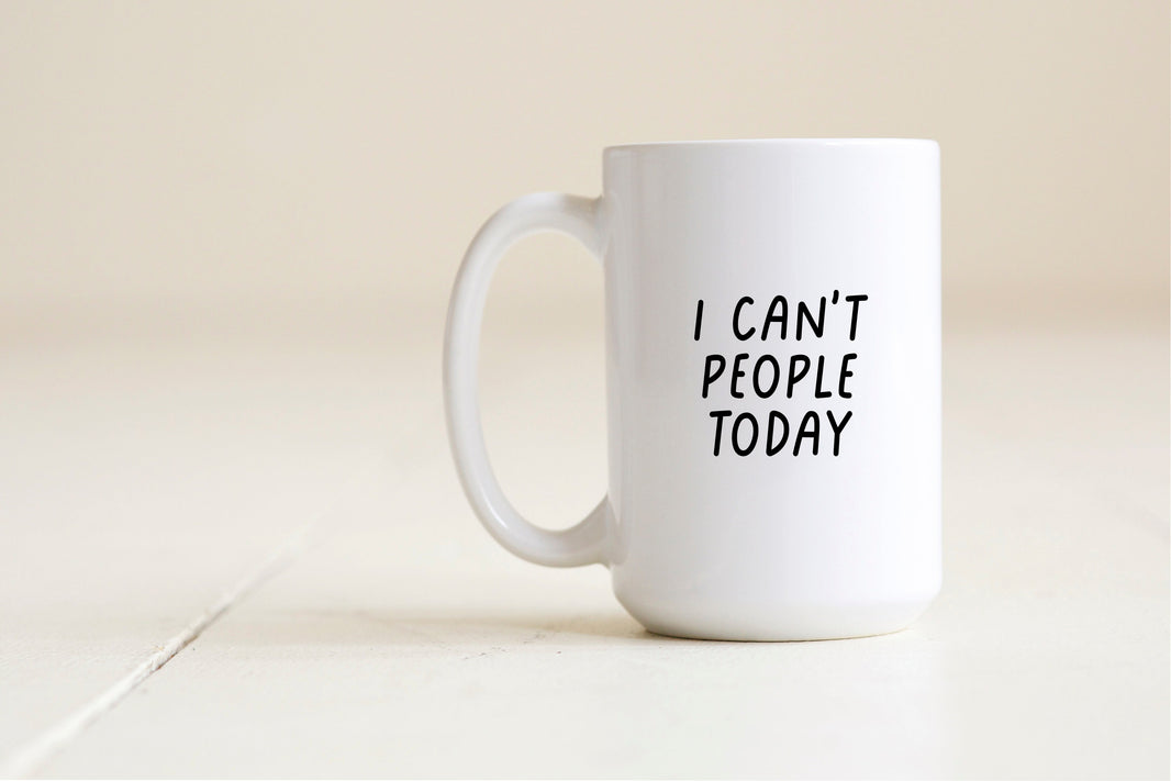 I can't people today mug