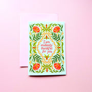 I am Endlessly Thankful for You | Mini Greeting Card
