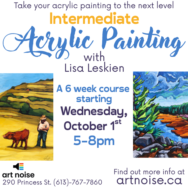 Intermediate Acrylics with Lisa Leskien