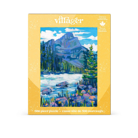  Kicking Horse Mountain | 500-Piece Puzzle for Adults | Designed in Canada by Amy Dixon Villager Puzzles Puzzle art-noise.myshopify.com kicking-horse-mountain-500-piece-puzzle-for-adults-designed-in-canada-by-amy-dixon