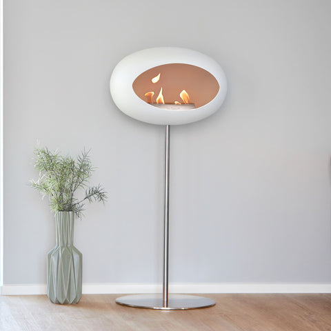 Le Feu Steel High Dome <br>White Nüline Distribution Fireplaces art-noise.myshopify.com le-feu-steel-high-dome-br-white