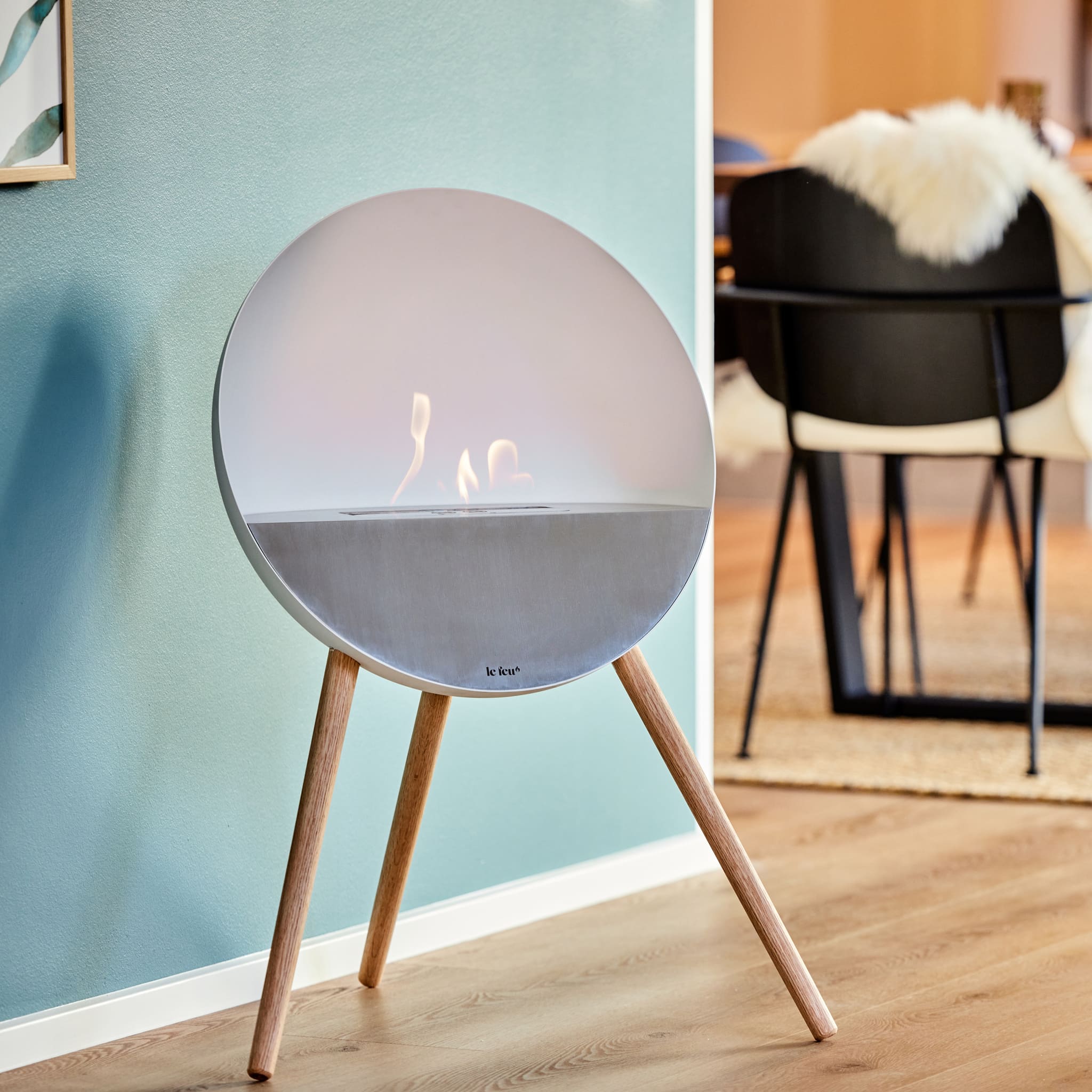 Le Feu Eye <br>Silver Nüline Distribution Fireplaces art-noise.myshopify.com le-feu-eye-br-silver