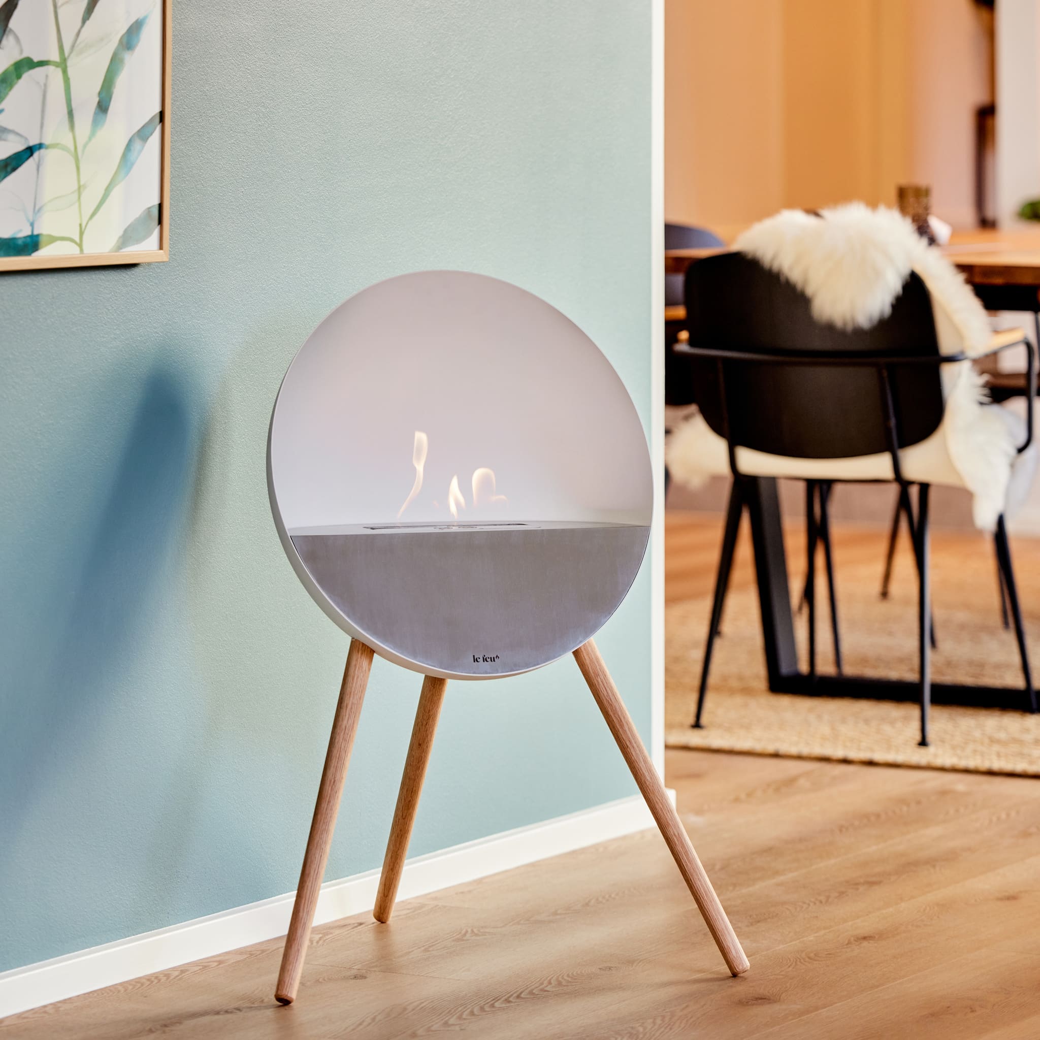 Le Feu Eye <br>Silver Nüline Distribution Fireplaces art-noise.myshopify.com le-feu-eye-br-silver