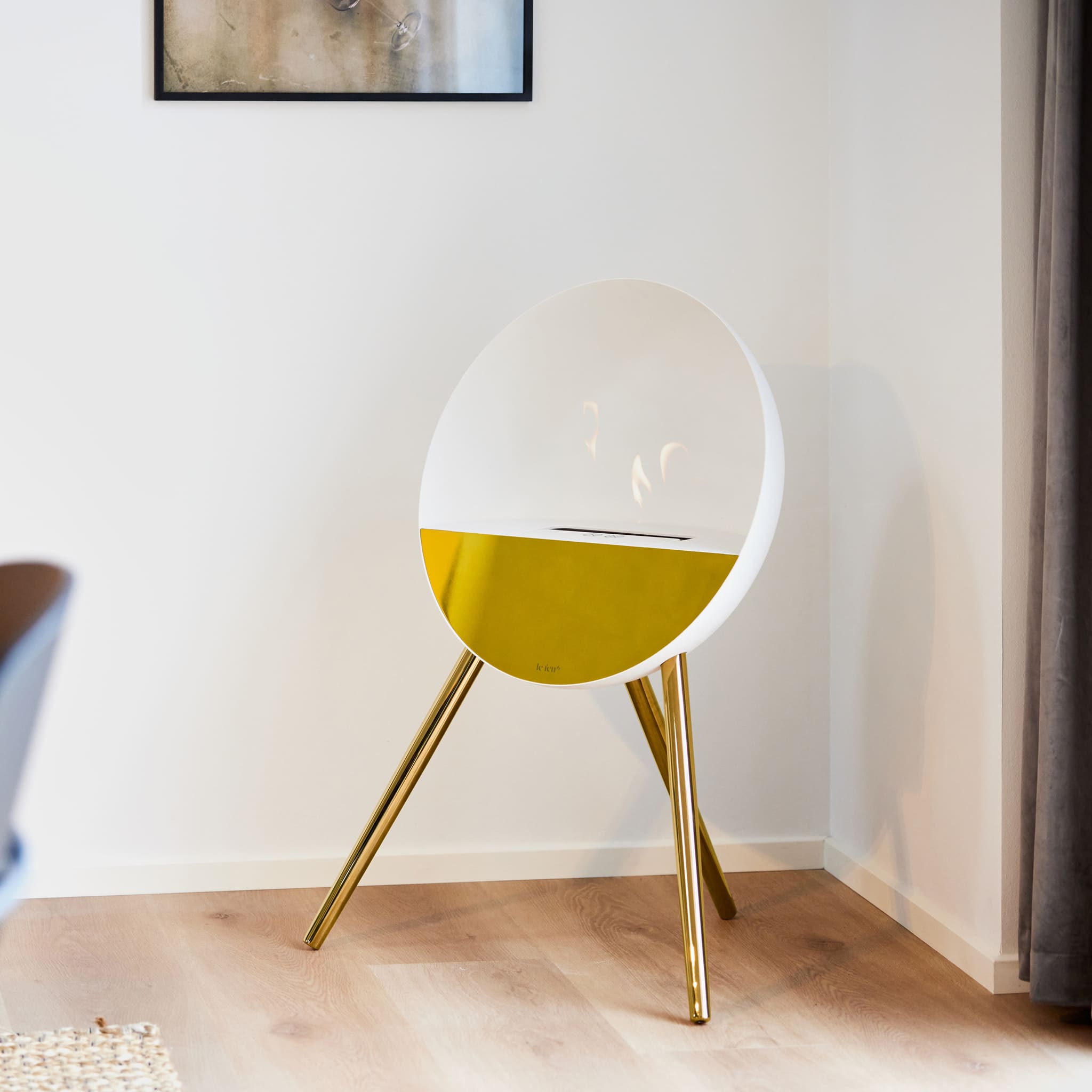 Le Feu Eye <br>White Nüline Distribution Fireplaces art-noise.myshopify.com le-feu-eye-br-white