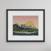 Curate Paper Co. Lights Out | Horizontal Mountain Print | 12 X 16 - Art Noise Curate Paper Co. Lights Out | Horizontal Mountain Print | 12 X 16 Curate Paper Co. Fine Art Prints art-noise.myshopify.com curate-paper-co-lights-out-horizontal-mountain-print-12-x-16