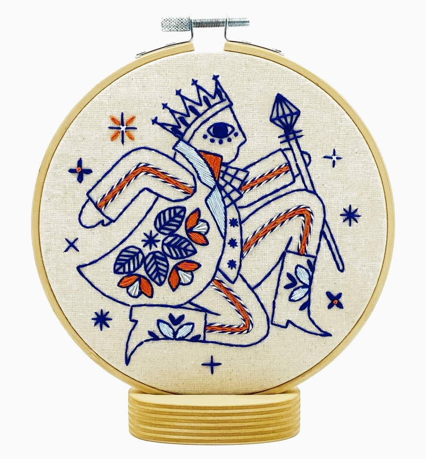 Hook, Line & Tinker Lord of Leaping Complete Embroidery Kit - Art Noise Hook, Line & Tinker Lord of Leaping Complete Embroidery Kit Hook, Line & Tinker Embroidery Kits art-noise.myshopify.com hook-line-tinker-lord-of-leaping-complete-embroidery-kit