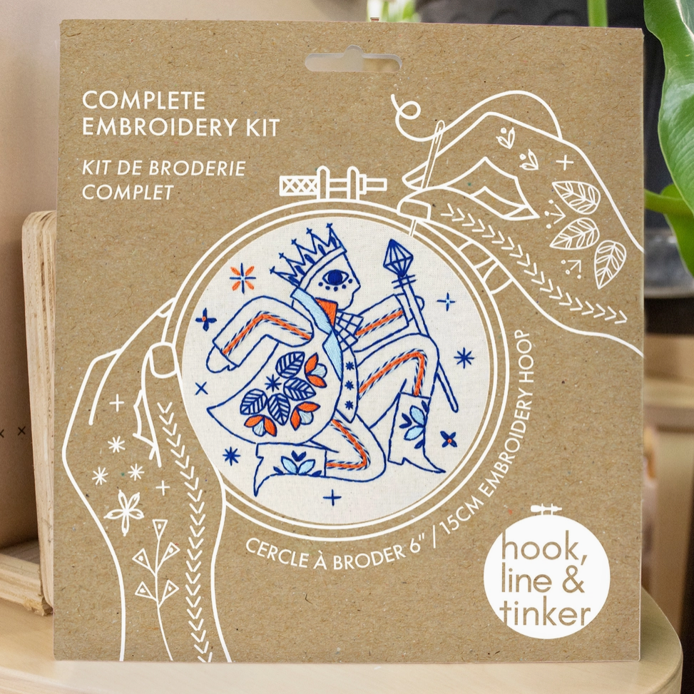 Hook, Line & Tinker Lord of Leaping Complete Embroidery Kit - Art Noise Hook, Line & Tinker Lord of Leaping Complete Embroidery Kit Hook, Line & Tinker Embroidery Kits art-noise.myshopify.com hook-line-tinker-lord-of-leaping-complete-embroidery-kit