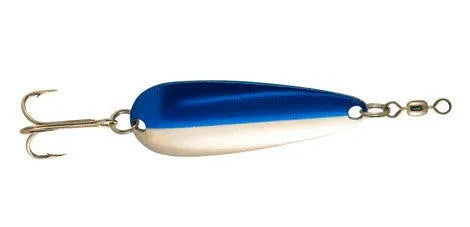  🍁Len Thompson Platinum Series - Nickel Blue Stony Tackle Shack artificial fishing spoons art-noise.myshopify.com len-thompson-platinum-series-nickel-blue-1