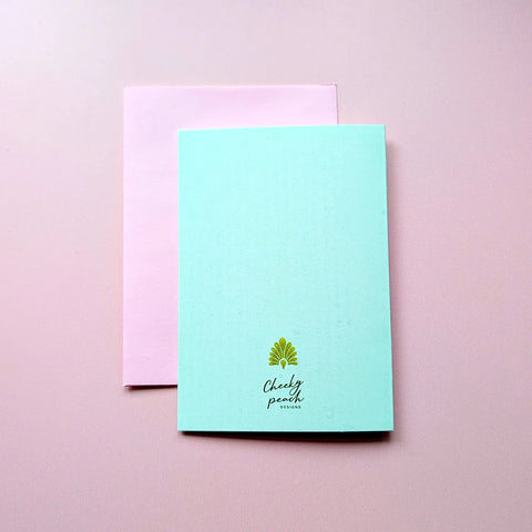  Literal Goddess | Mini Greeting Card Cheeky Peach Designs Cards art-noise.myshopify.com literal-goddess-mini-greeting-card