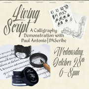 Living Script: A Calligraphy Demo with Paul Antonio/PAScribe & Viarco