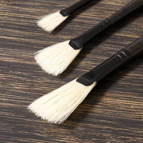 Tri-Art Artist Brushes - Long Handle Natural Bristle - Fan - Art Noise Tri-Art Artist Brushes - Long Handle Natural Bristle - Fan Tri-Art Mfg. Brushes art-noise.myshopify.com tri-art-artist-brushes-long-handle-natural-bristle-fan